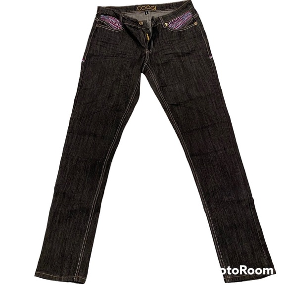 Coogi Denim - - COOGI jeans 11/12 Embroidery pockets Australian brand